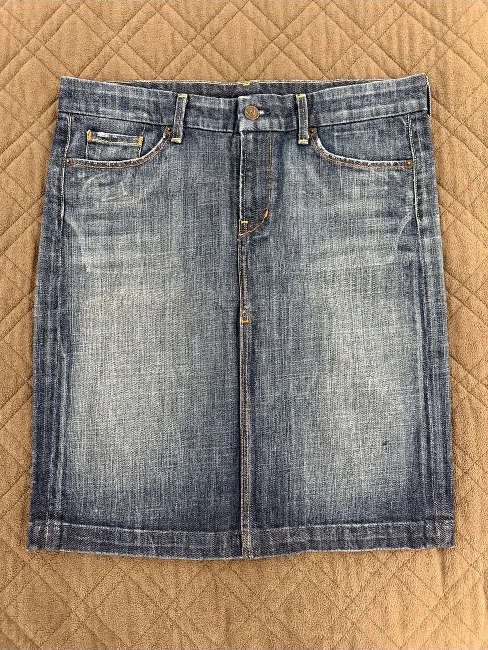 Citizens of Humanity Denim Knee Length Skirt size 30